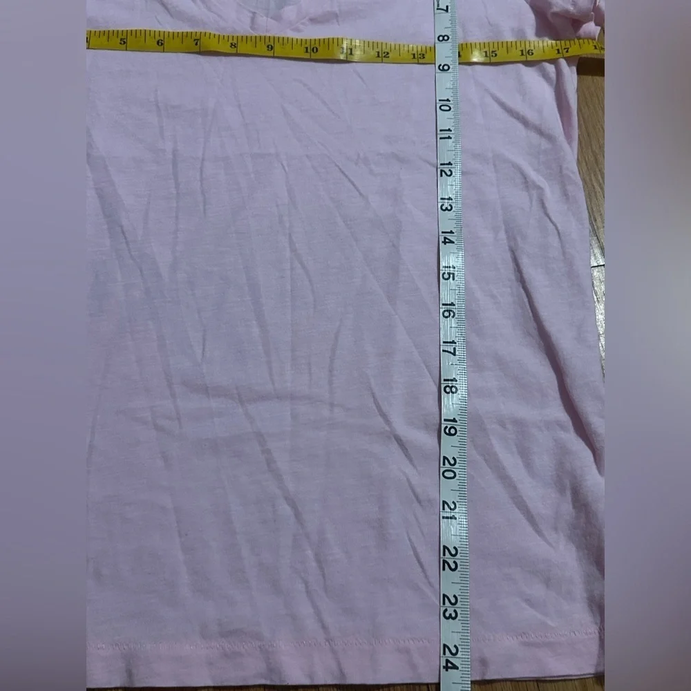 J. Crew Light Pink V-Neck Short Sleeve Tee
